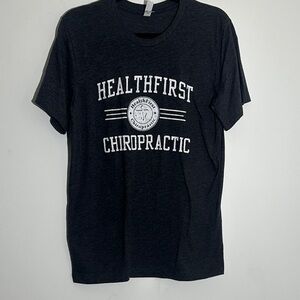 Healthfirst Chiropractic Charcoal Tee